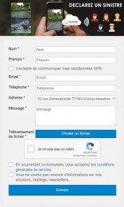 declarer un sinistre en ligne